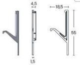 Ponteira Pux 4023 18mm Dir/esq Vaz Anod (18152) (par) 
