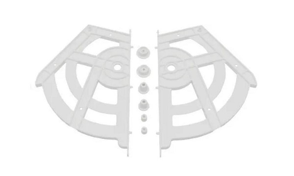 Kit Guia Barra P/sapateira Dupla Branco Big (peça) 