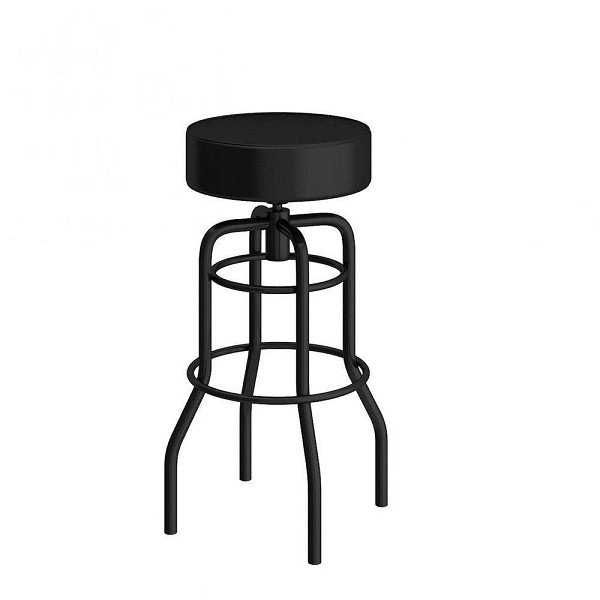 Banqueta Ref B240 Preta C/assento Preto (peça) 