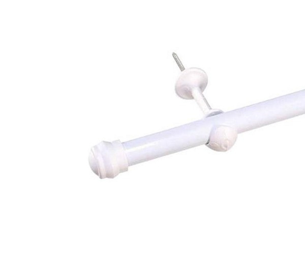 Kit Varao Cortina Simples 2,5mt Branco 2145250010 (conjunto) 