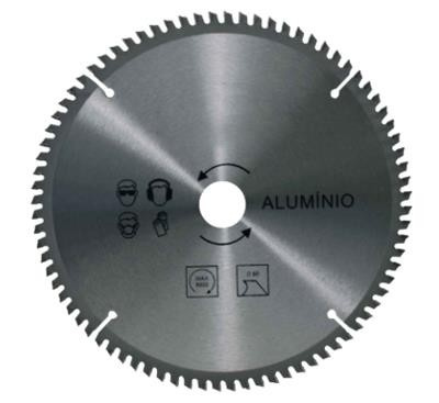 Lamina Serra Circular Md Aluminio 250mmx80d (peça) 