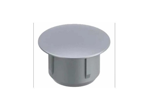 Tapa Furo 10mm Cinza (cento) 