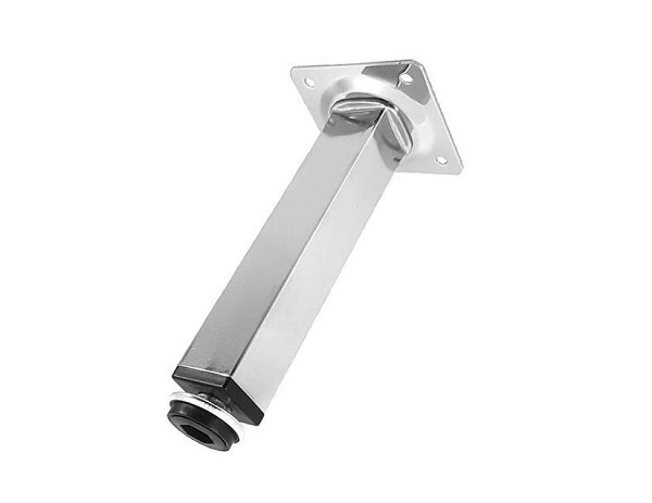 Pe Quadrado 100mm I-009 Inox Pol (peça) 