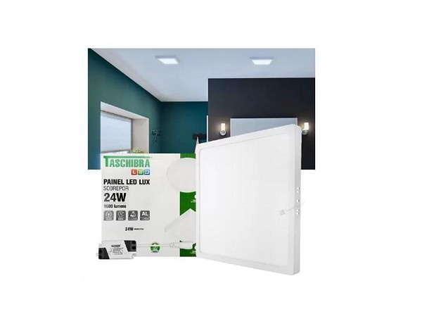 Painel Led 24w Lux Quadrado Sobrepor 6500k Tas (peça) 