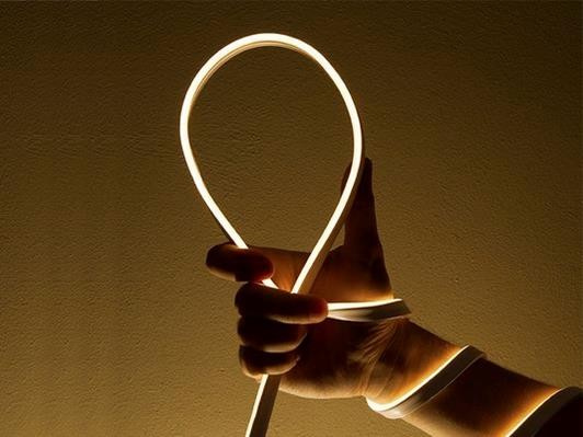 Fita Led Neon Flex 8w 12v 120 Led/m Ip65 Laranja Tas Fll (metro Linear) 