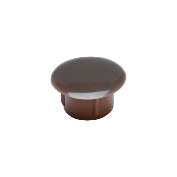 Tapa Furo 10mm Marrom Claro (cento) 