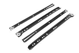 Corredica Metal 600mm Preta Fll (par) 