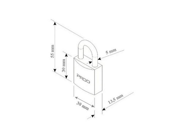 Cadeado 30mm Pado (peça) 