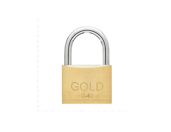 Cadeado Gold Art 40mm (peça) 