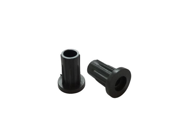 Bucha Niveladora F 10mm Plastico Rosca 1/4 Preto (peça) 