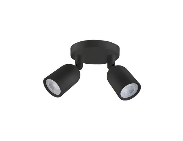Spot Led Direct Mr 16 Base Circular 2x4w 3000k Preto Fll (peça) 