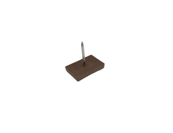 Sapata Plast C/prego Retang Tb-30 Marrom (peça) 