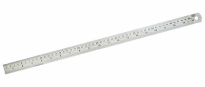 Escala De Aco Inox 1000mm (peça) 