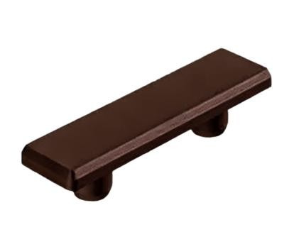 Sapata Plast 2 Pinos Marrom (peça) 