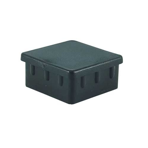 Ponteira Plast Int 40x40 Reta Preta Fer (peça) 