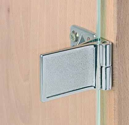 Dobradica Central P/porta Vidro 170g 5mm Crom 361.93.642 (par) 