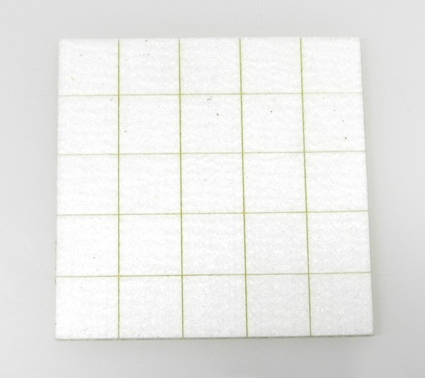Feltro 0769 Quad 20x20x2mm C/25 Pcs Branco Fll (peça) 