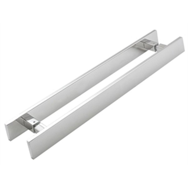 Puxador Planus Cx Branc 40x150x250mm Inox Pol (par) 