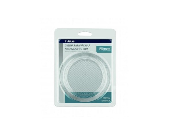 Grelha P/valvula Americana 4.1/2" Inox Pr7315 (peça) 
