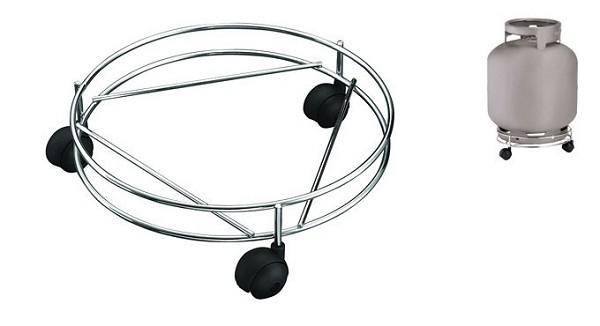 Porta Botijao De Gas C/ Rodizio 300x100mm 1081 (peça) 