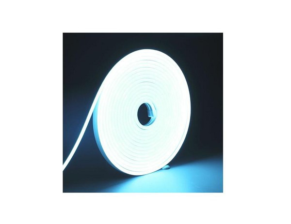 Fita Led Neon Flex 8w 12v 120 Led/m Aquamarine Tas Fll (metro Linear) 