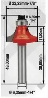 Fresa P/tupia Quebra Canto 7/8