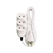 Extensao Tom Tripla 5 Mt 2p 2x0,75mm Br Ilum (peça) 