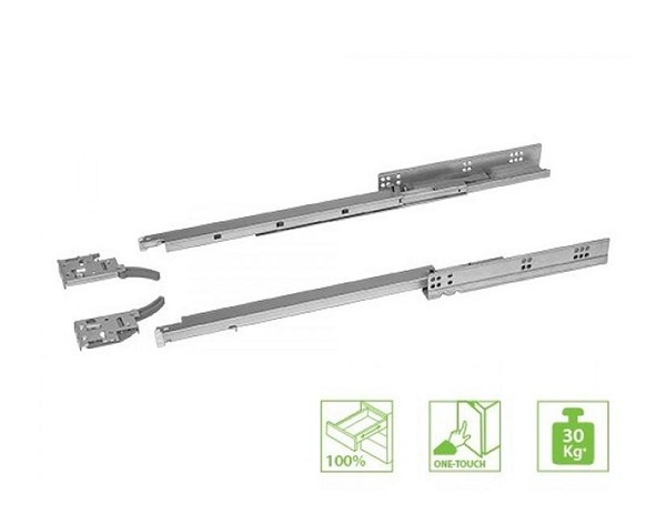 Corredica Telesc 450mm Oculta Et One-touch (b) Fgv Fll (par) 