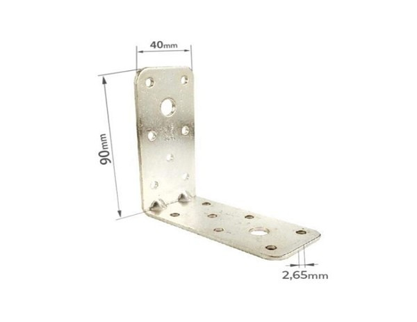 Placa Juncao Dobrada 40x90x2,5mm 869 (peça) 