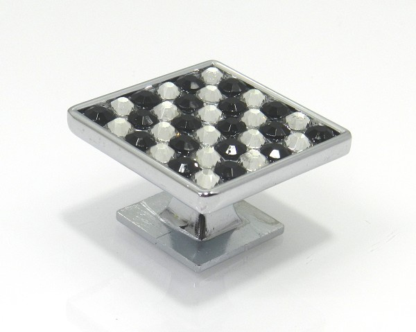 Puxador Fresia 35mm Xadrez Cromado Fll (peça) 