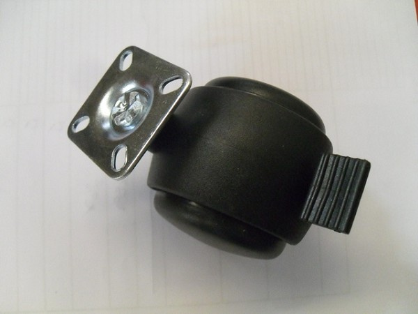 Rodizio Sq90 Hc38x38 Ch C/capa C/freio Preto Fll (peça) 