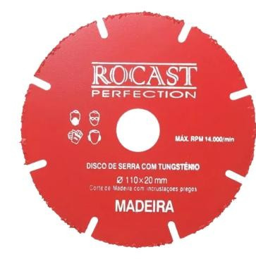 Disco De Serra C/ Tungstenio P/ Madeira 110x20mm (peça) 