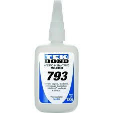 Cola Inst 100gr 793 Multiuso Tek (peça) 