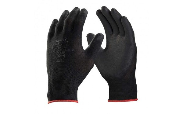 Luva Tricotada Poliester C/banho Poliuretano P(7) Tatplus (par) 