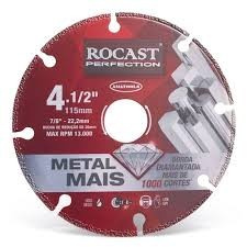 Disco Corte Diamantado 4.1/2" 115mm (peça) 