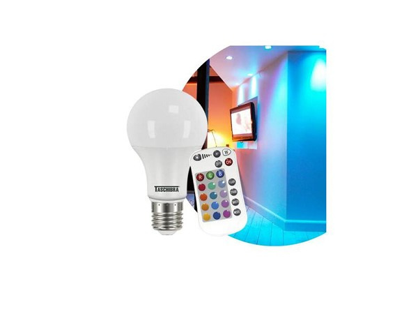 Lampada Led Tkl Rgb Ir 9w Tas *** (peça) 