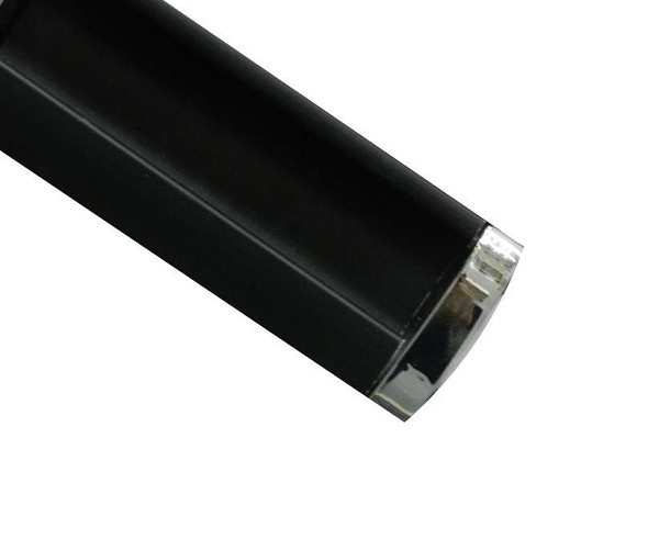 Perfil Pux Aluminio Guscio Guc3000 Preto Fll (metro Linear) 