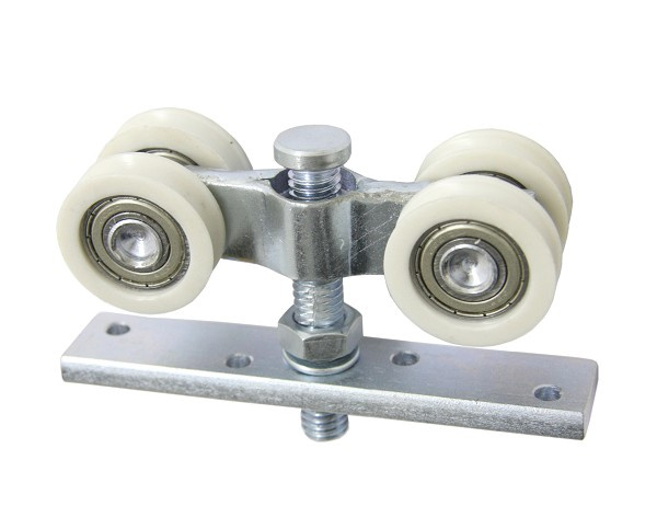 Roldana Dupla P/porta Portao C/rolam Nylon Bc Fll (peça) 