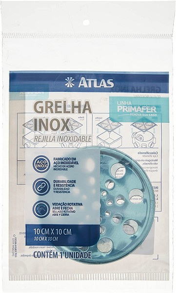 Grelha Red P/cx Sif 100mm Inox Pr7404 (peça) 