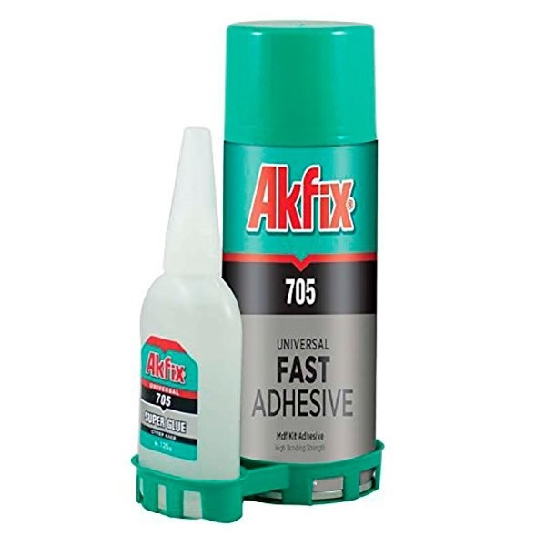 Kit Mdf Cola Cianocrilato Alta Visc+ativador 100g/400ml (peça) 