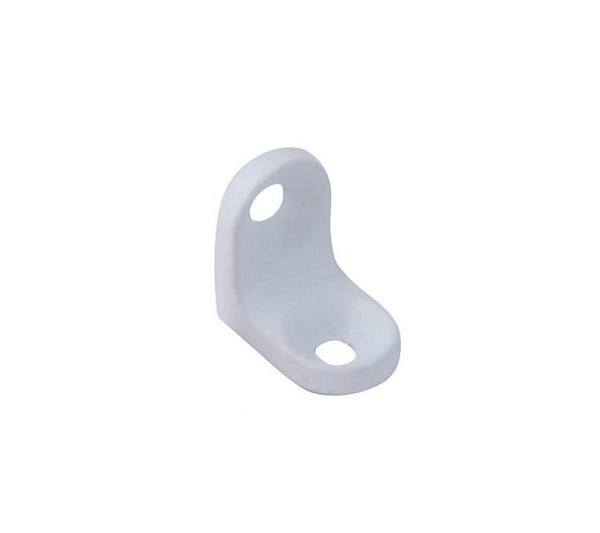 Cantoneira 2 Furos Epoxi Branco (peça) 