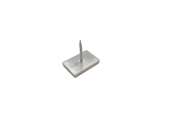 Sapata Plast C/prego Retang Br-10 Branco (peça) 