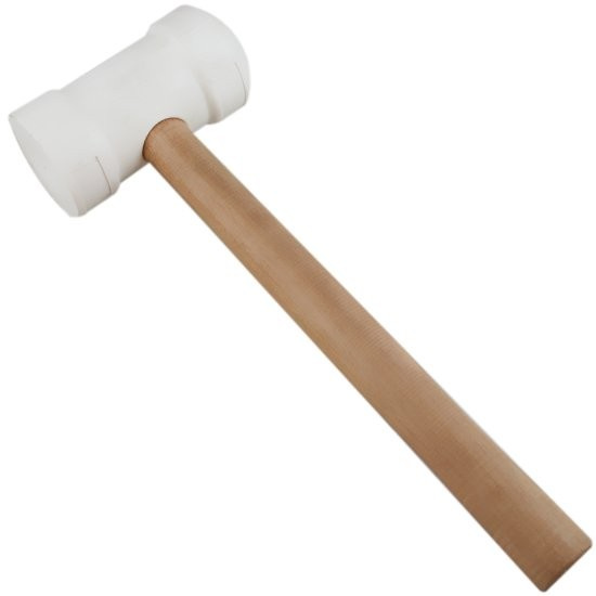Martelo Borracha 60mm Branco (peça) 
