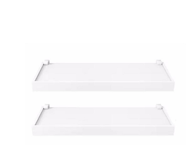 Prateleira Branca 4x20x40cm Moldura Branco (duetto) (peça) 