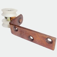 Roldana 2 Rodas Conc Gir P/porta Lt C/rol Rplr2-01 (par) 