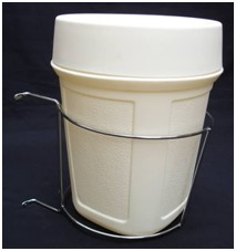 Sup Lixeira Redondo C/cesto Crom (peça) 