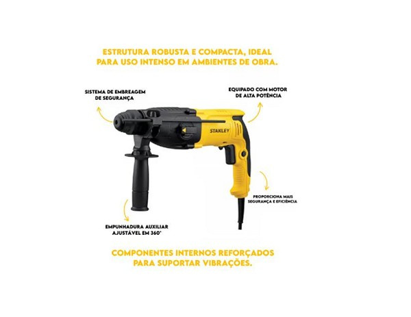Martelete Perfurador Sds Plus Sthr202-b2 620w 220v Stanley Bd (peça) 