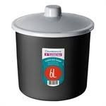 Lixeira Plast C/tampa 6 L Fll (peça) 