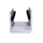 Guia U Regulavel Naylon Branco (peça) 