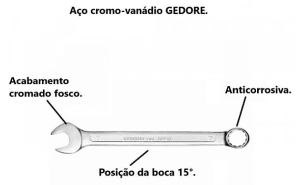 Chave Combinada 07mm (peça) 
